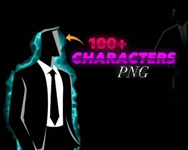 160+ Faceless Character PNG Bundle | Minimalist Clipart | Digital Download | Transparent Background | Sublimation & Sticker